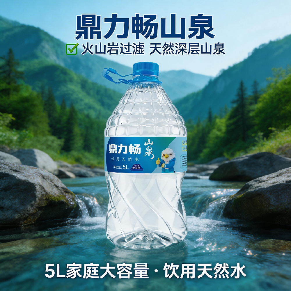 鼎力畅山泉水5L