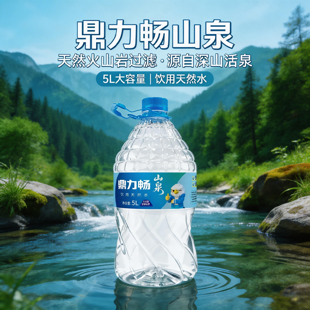 鼎力畅山泉水5L