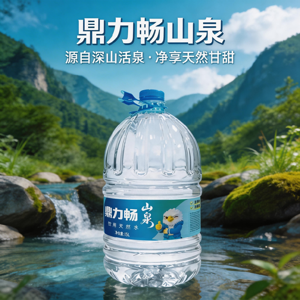 鼎力畅山泉水15L
