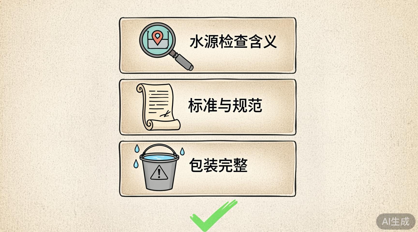 饮用水安全判断