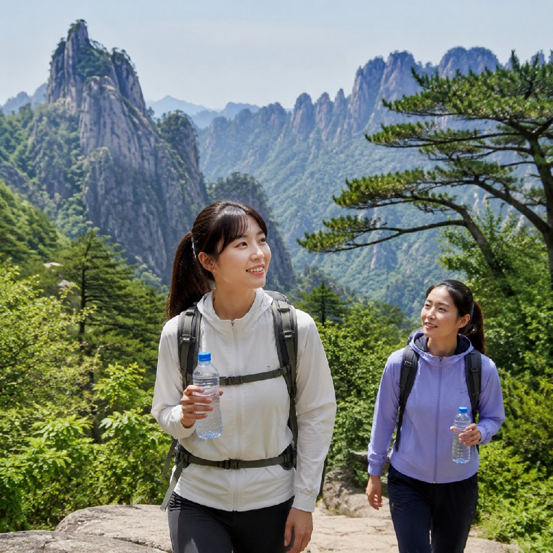 户外运动饮水场景