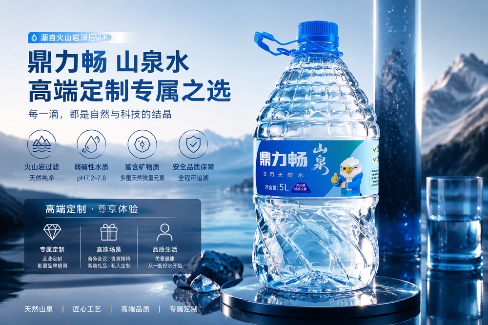鼎力畅5L一次性PET桶装水